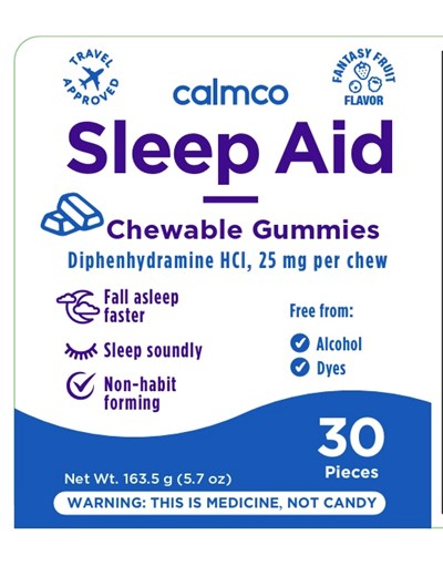 Sa Gummy 30ct Ft (Calmco Sleep Aid Gummies Fruit 30ct)